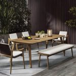 "Boho Style Dining Set Solid Wood Rectangular 1/4/6 Pieces Dining Set - Table & Chair & Bench 63"L x 35.5"W x 29.1"H 5"