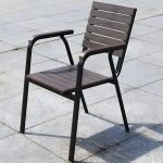"Traditional Dining Armchair Open Back Outdoors Dining Chairs in Brown - 20"L x 20"W x 31"H 8 Piece Set"