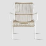 "Patio Sofa Seating Group for 1, 2-piece with Chalk Table, 2-Piece Set(1 Chair & 1 Coffe Table)"