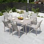 "Modern Dining Armchair Set of 2/4/6/8 Metal Patio Dining Chair - 6 Piece Set"