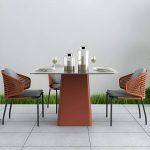 "Contemporary Style 1/4 Pcs Dining Set Stoner Dining Table Set - Grey 47.2"L x 47.2"W x 29.5"H Table & Chair(s) 3"