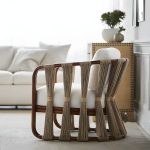 "Modern Brown Metal Frame Patio Sofa with Rust Resistant and Water Resistant Canvas Cushions - Black"