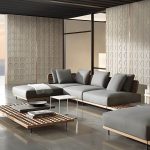 "Modern Wicker Outdoor Loveseat Water Resistant Outdoor Patio Sofa - Round Sofa Solid Wood"