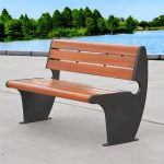 "Modern Style Wooden Industrial Bench with Brown Seat Surface and Metal Double Base - Black 59''L x24"W x 31.5"H"