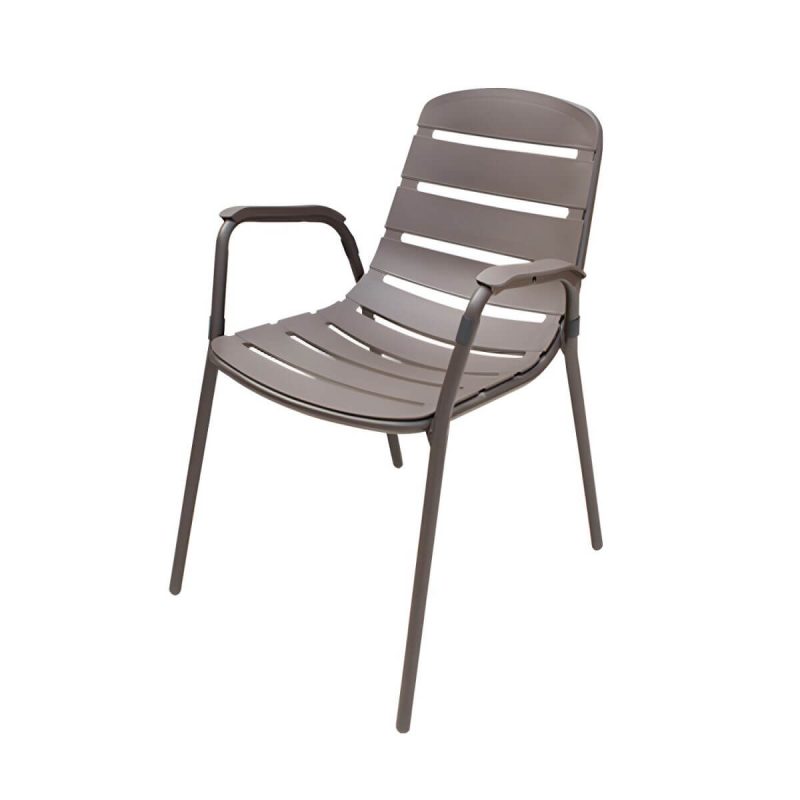 "Industrial Dining Side Chair Set of 2/4/6/8 Metal Outdoor Chair - 22"L x 21"W x 31"H 8 Piece Set"