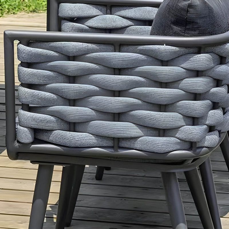 "Contemporary Style 1/3/5/7 Pcs Bistro Set Metal Round Bistro Table Set - Not Available Unavailable Chair(s) 1"