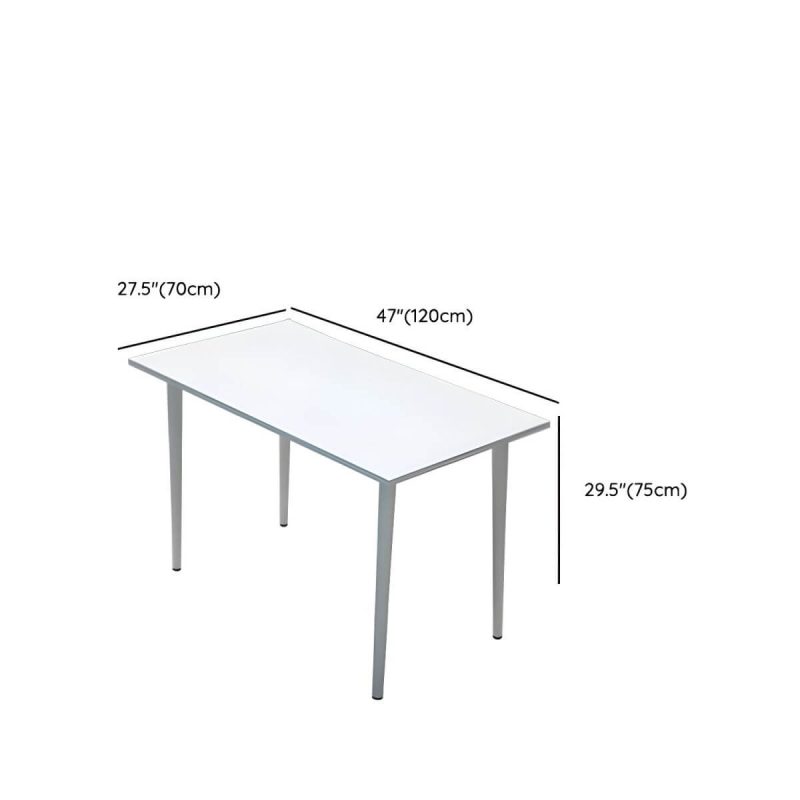 "Dimension of Contemporary Style Metal Patio Table Water Resistant in Rectangular/Square Shape - 47.2"L x 27.6"W x 29.5"H Table Only"