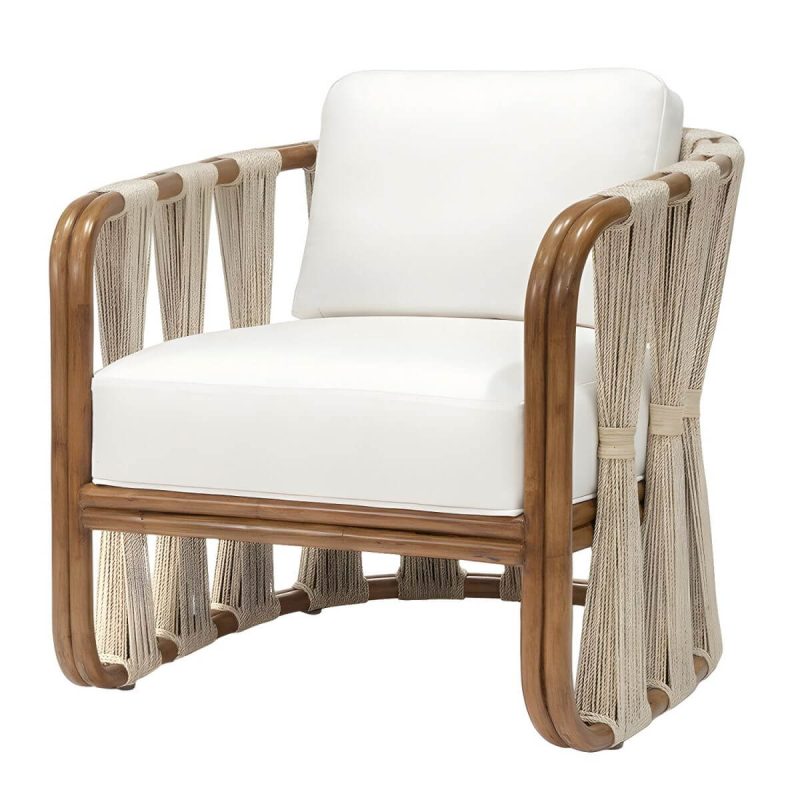 "Modern Brown Metal Frame Patio Sofa with Rust Resistant and Water Resistant Canvas Cushions - Brown"