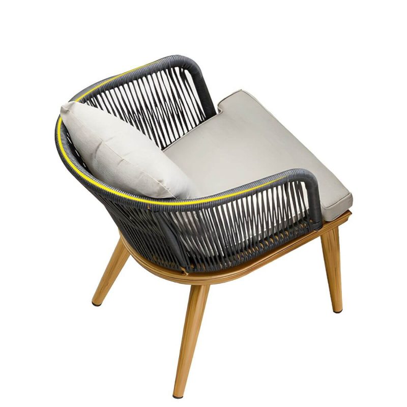 "Modern Black Patio Dining Set: Metal Frame, Upholstered White Cushions, Leaf Not Included - Table & 8 Chairs 80"L x 39"W x 30"H"