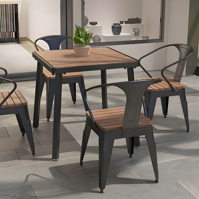 "Manufactured Wood Dining Table 29.52" High Water Resistant Table - 47.2"L x 23.6"W x 29.5"H Table Only"
