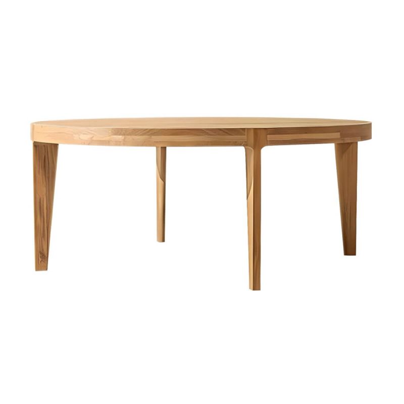 "Contemporary Teak Wood Coffee Table Solid Wood Outdoor Patio Table - Table Only 59.1"L x 59.1"W x 29.5"H"
