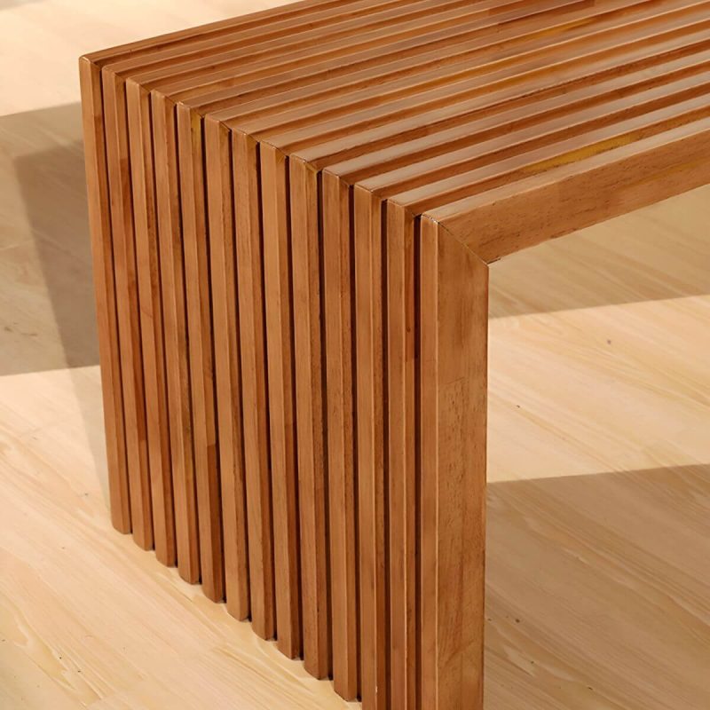 "Pine Wood Patio Dining Set Traditional Style, Natural Color, Weatherproof - Table"