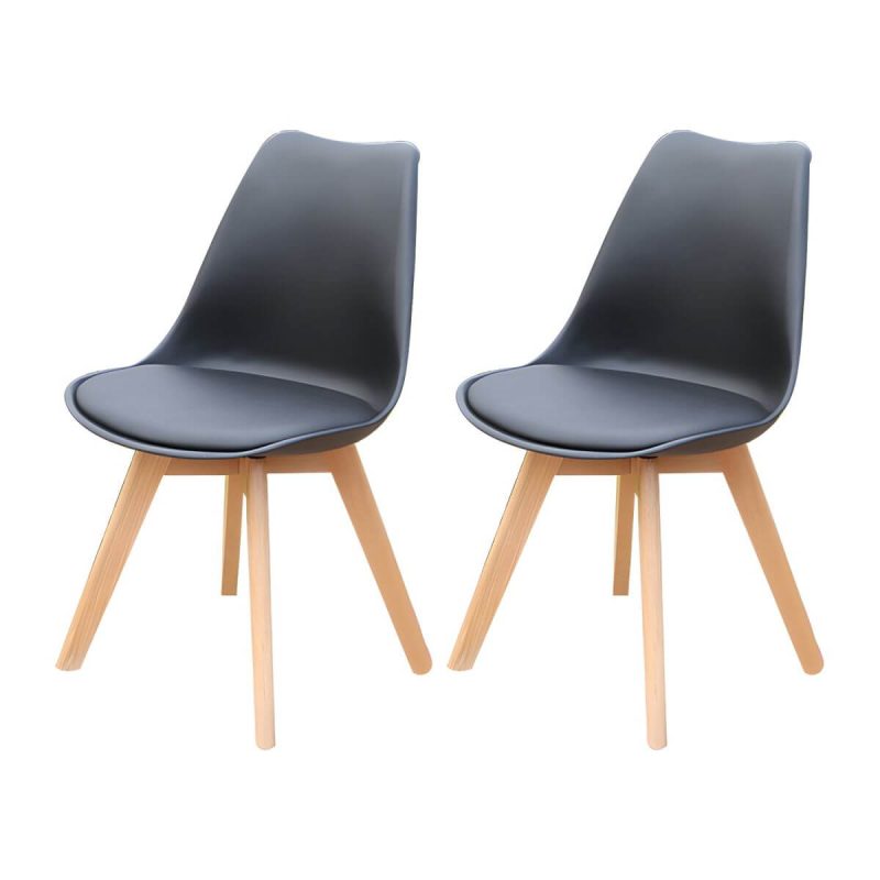 "Stacking Dining Armchair Contemporary Plastic Patio Arm Chair - 16"L x 17"W x 31"H 2 Piece Set"