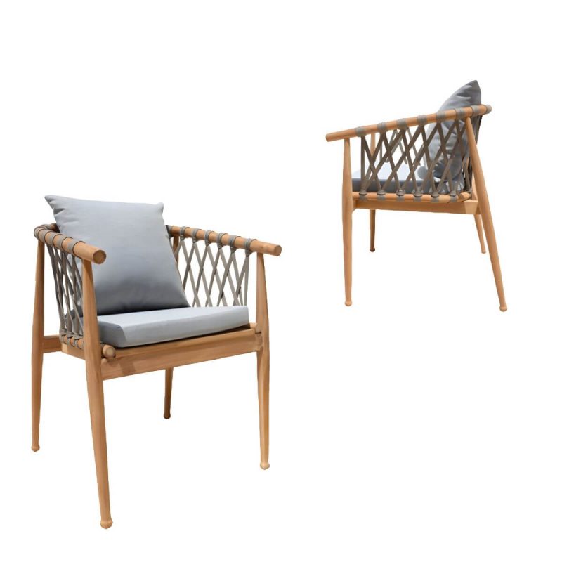 "Bohemian Style Dining Set 1/4/5 Pieces Wood Dining Table Set for Patio - Table 47.2"L x 47.2"W x 28.7"H Zero"