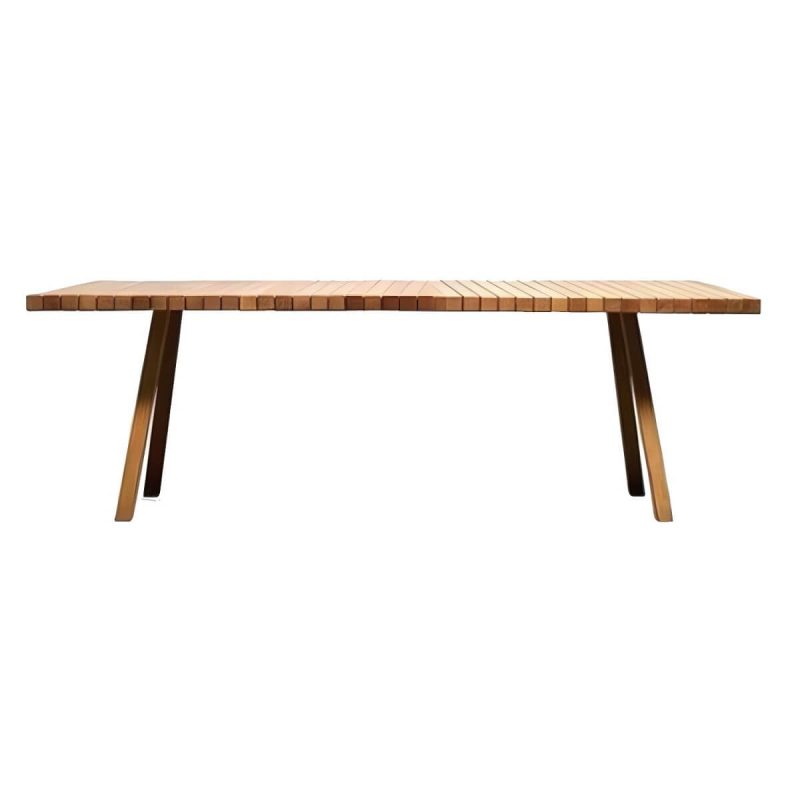 "Modern Patio Dining Table Set 1/3/6/11 Pcs Wood Frame Patio Dining Table and Chairs - Table 78.7"L x 35.4"W x 29.5"H Zero Brown"