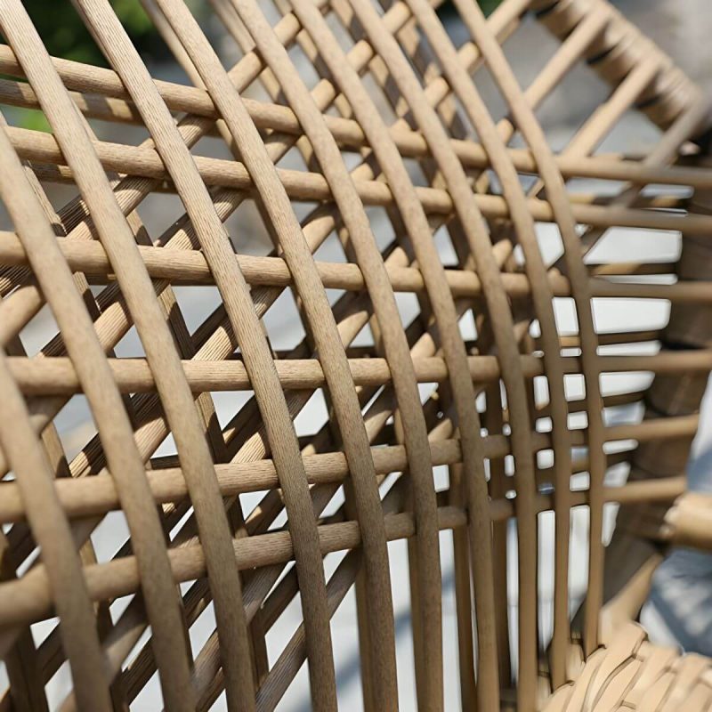 "Gray Modern Metal Round 5 Piece Weatherproof 24.8in*24.4in*31.5in Patio Dining Set - Table & 4 Chairs 63"L x 35.5"W x 29.1"H Rectangular Beige"