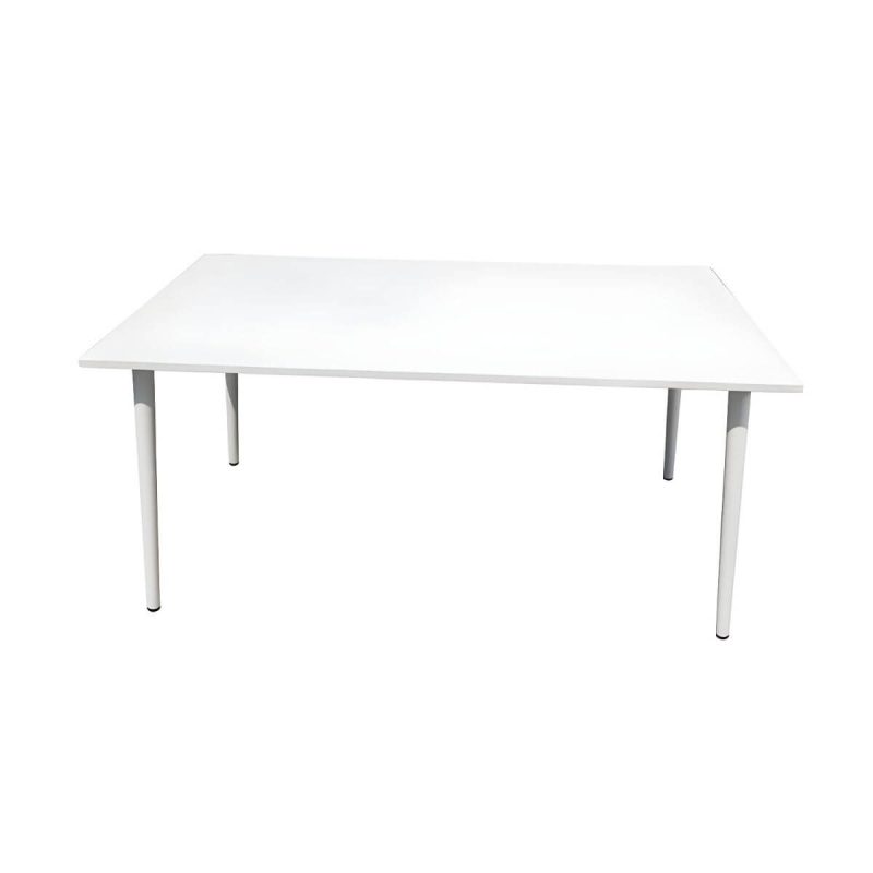 "Contemporary White Metal Dining Table Furniture Set with Chairs for Courtyard - Table & Chair(s) 27.6"L x 27.6"W x 28.3"H 4"