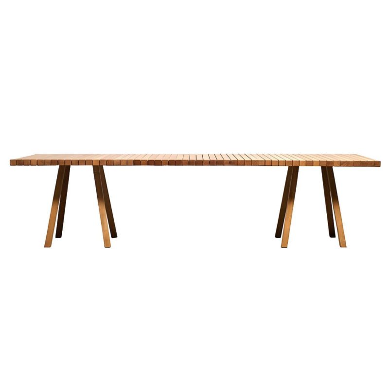 "Modern Patio Dining Table Set 1/3/6/11 Pcs Wood Frame Patio Dining Table and Chairs - Table 94.5"L x 35.4"W x 29.5"H Zero Brown"