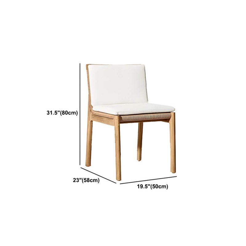 "Dimension of Bohemian Style Solid Wood Dining Table Set 1/5 Pieces Dining Table Set for Outdoor - Chair(s) Not Available 1 White"
