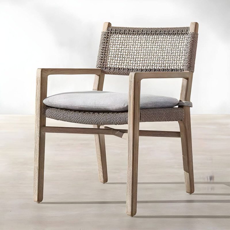 "Stylish Teak Wood Patio Dining Set with Bench for Outdoor Gatherings - Table 70.9"L x 39.4"W x 29.5"H"