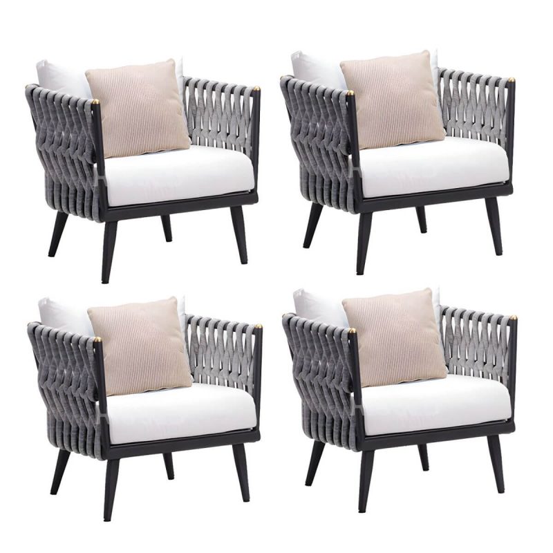 "Bohemian Style Dining Set 1/4/5/7 Pieces Wood Dining Table Set for Patio - Chair(s) Not Available 4 Grey"
