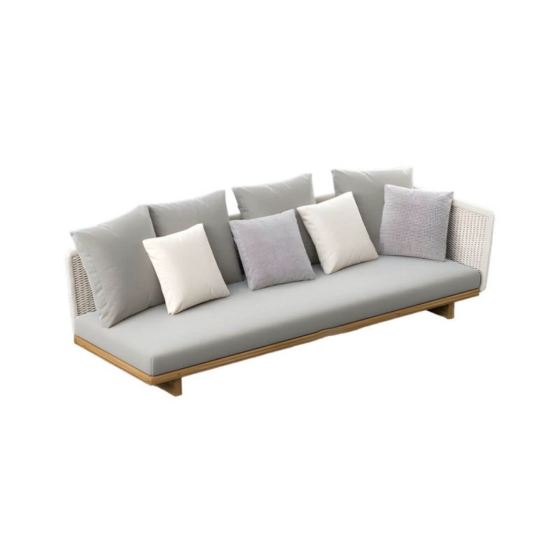 "Waterproof and Durable Upholstered Modern Sofa with Cushions - Left Corner Sofa"