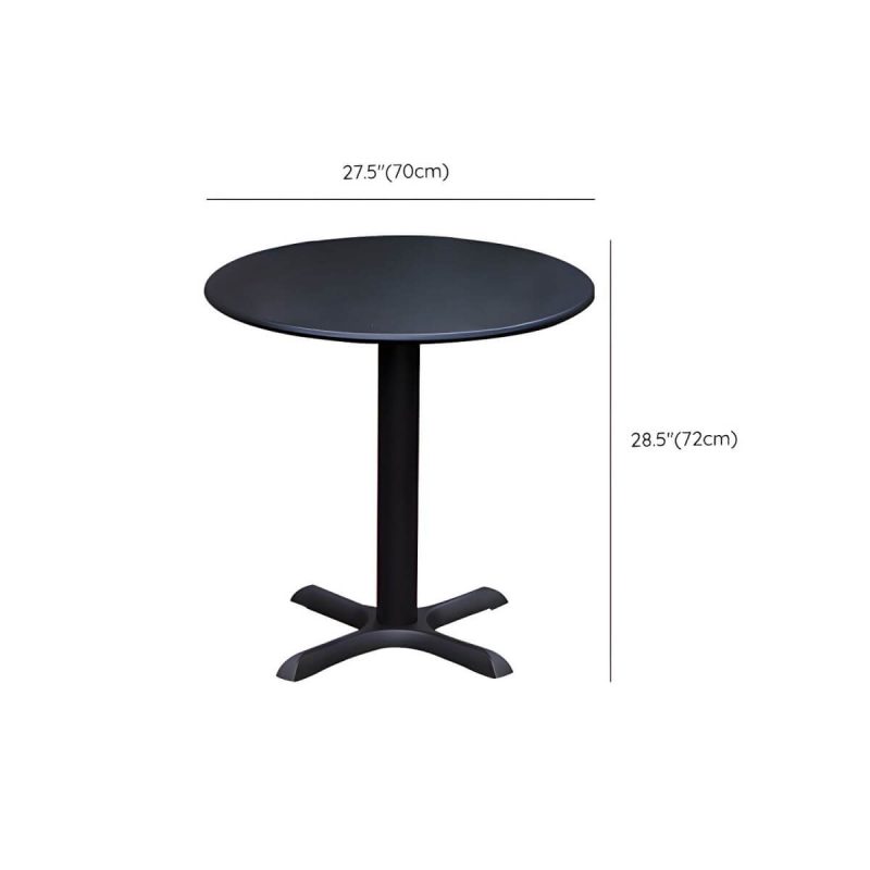 "Dimension of Modern Brown Glass Top Patio Table Set Metal 4 Legs for Outdoor - Table & Chair(s) 27.6"L x 27.6"W x 28.3"H 4"