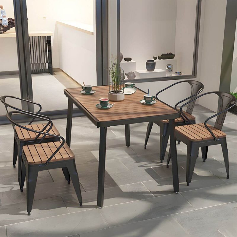 "Manufactured Wood Dining Table 29.52" High Water Resistant Table - 70.9"L x 31.5"W x 29.5"H Table Only"