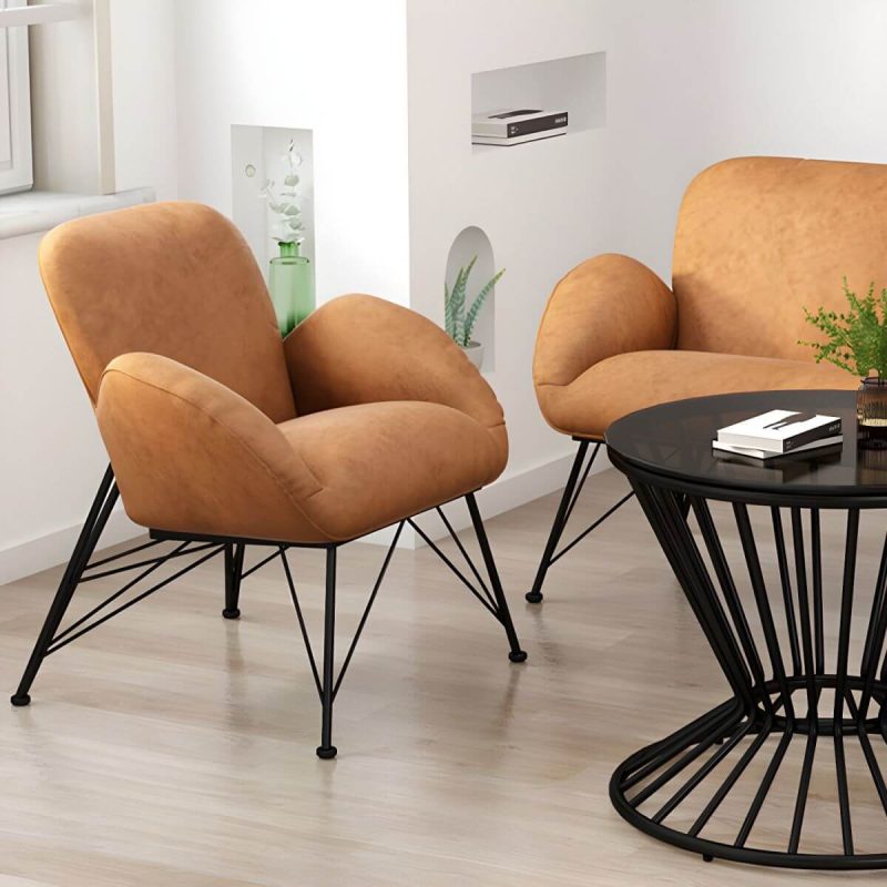 "Contemporary Outdoor Dining Table Furniture Set with Black Round Top for Courtyard - Table & Chair(s) 2 Army Green"