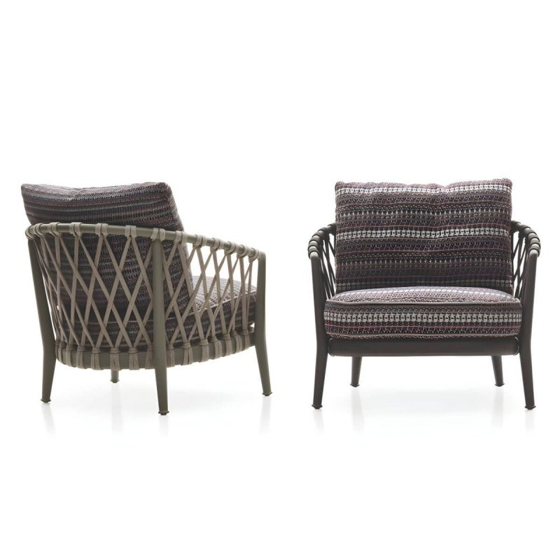 "French Country Metal Frame Patio Sofa Water Resistant Outdoor Sofa with Cushion &Pillows - 30"L x 31"W x 28"H Taupe"