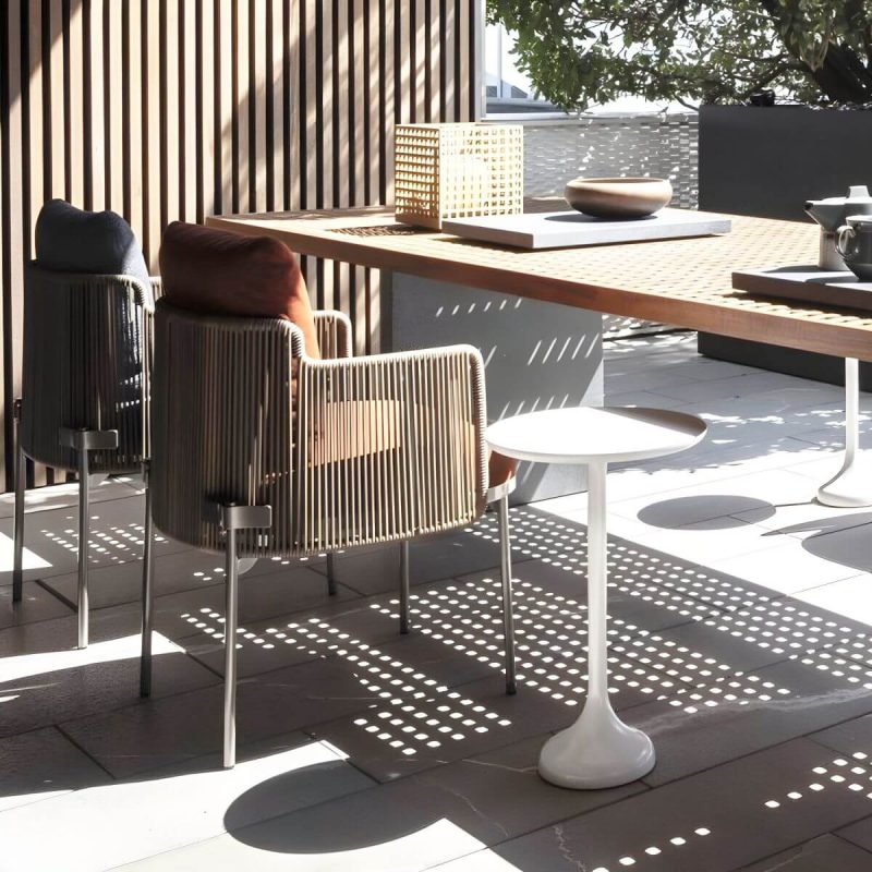 "Solid Wood Top Patio Table Contemporary Rectangle Patio Table - 94.5"L x 35.5"W x 29.1"H Rectangular Table Only"