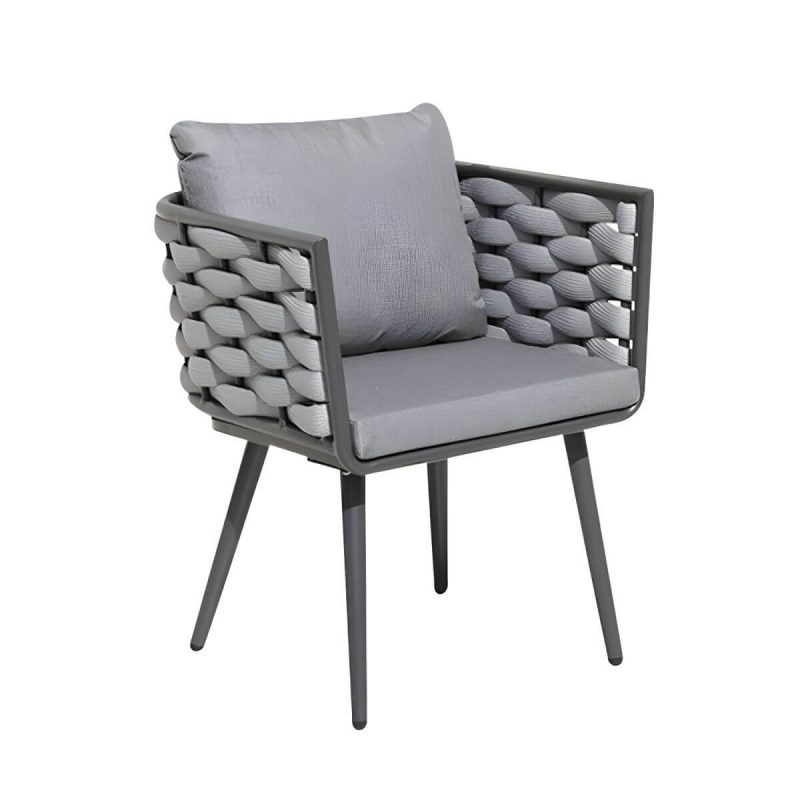 "Contemporary Style 1/3/5/7 Pcs Bistro Set Metal Round Bistro Table Set - Not Available Unavailable Chair(s) 1"