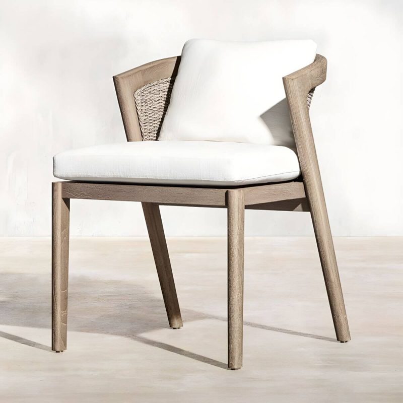 "Boho Style 1/7/9 Pcs Patio Dining Table Set Wood Patio Dining Table - Chair(s) Not Available 1 Light Brown"