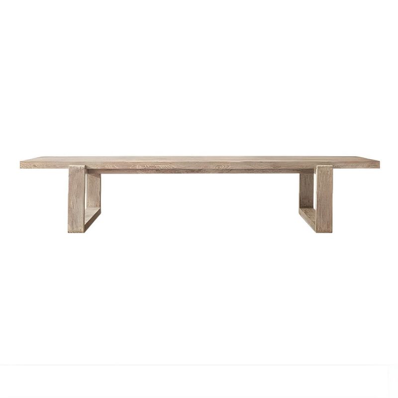 "Stylish Teak Wood Patio Dining Set with Bench for Outdoor Gatherings - Bench(es) 71"L x 16"W x 18"H"
