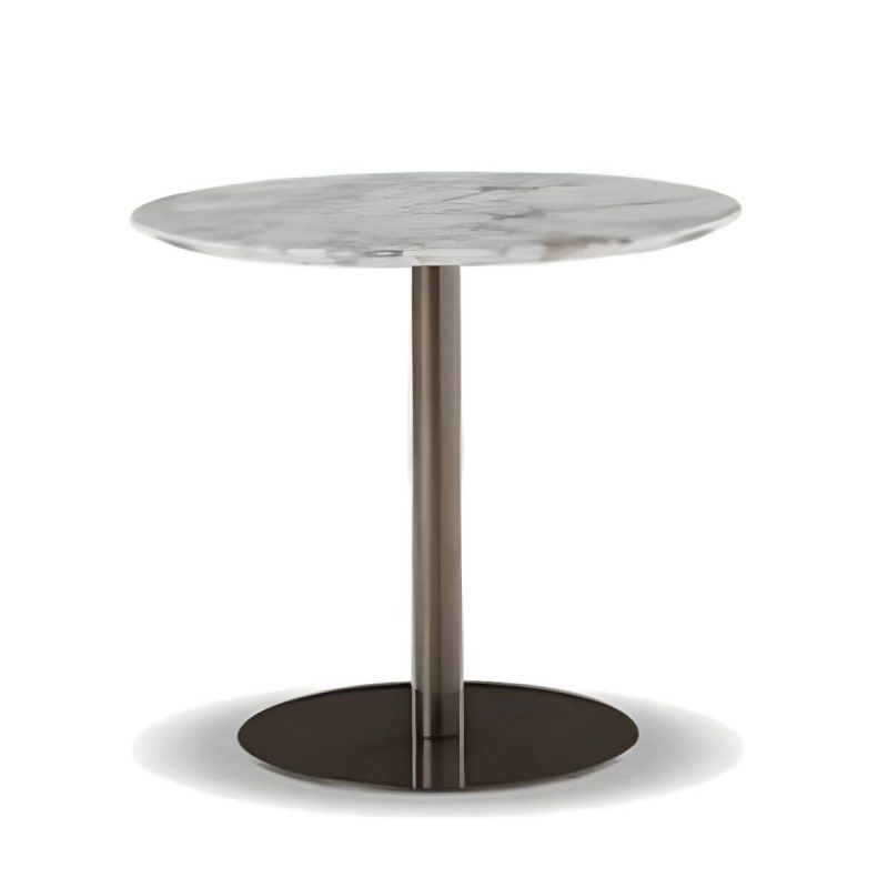 "Contemporary Scratch Resistant Balcony Table 4 Legs for Outdoor - Table Only 23.6"L x 23.6"W x 29.5"H Rock Beam"