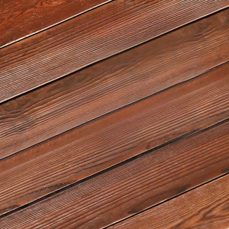 "Modish Garden Bench with Cerulean/Sepia/Natural Finish Lumber Seating and Back - 71"L x 15"W x 29"H Carbonized Color"