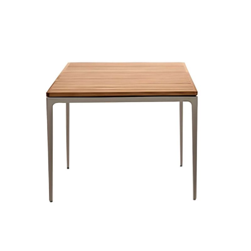 "Contemporary Scratch Resistant Balcony Table 4 Legs for Outdoor - Table Only 35.4"L x 35.4"W x 28.7"H Wood"