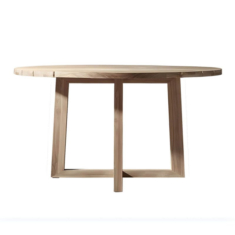 "Stylish Teak Wood Patio Dining Set with Bench for Outdoor Gatherings - Table 47.2"L x 47.2"W x 29.5"H"