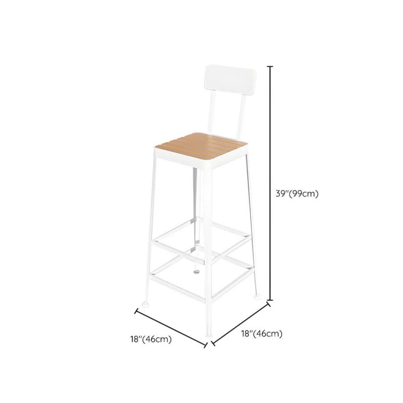 "Dimension of Industrial Artificial Wood Bar Table Set 1/4/5 Pieces Counter Table Set for Outdoor - Chair(s) Not Available 4 Wood Color"