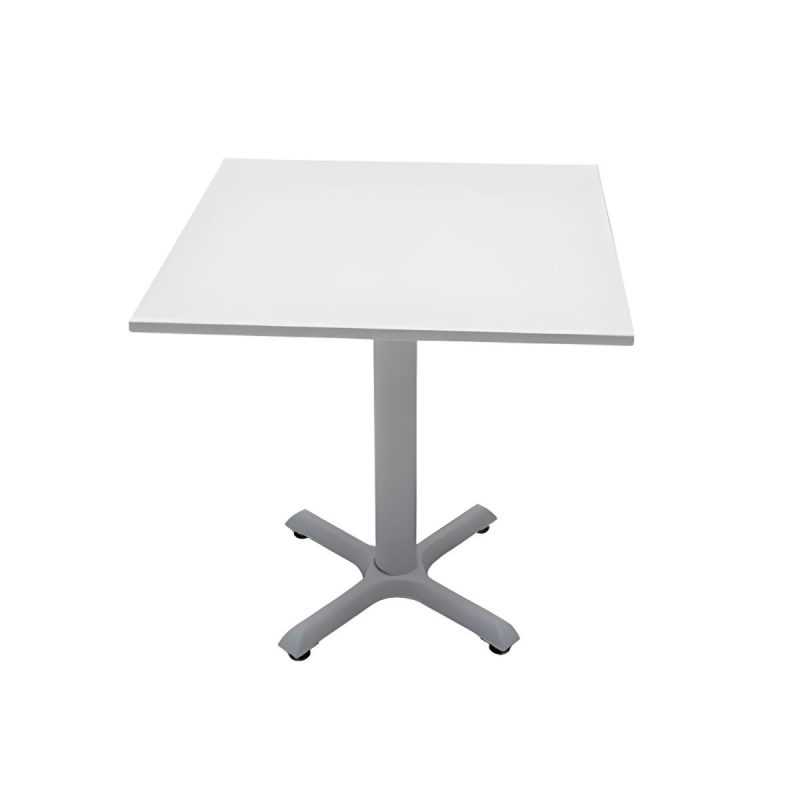 "Weatherproof Outdoor Aluminum Dining Set with Stackable Chairs and Modern Design - Table & Chair(s) 59"L x 35"W x 29"H 6"