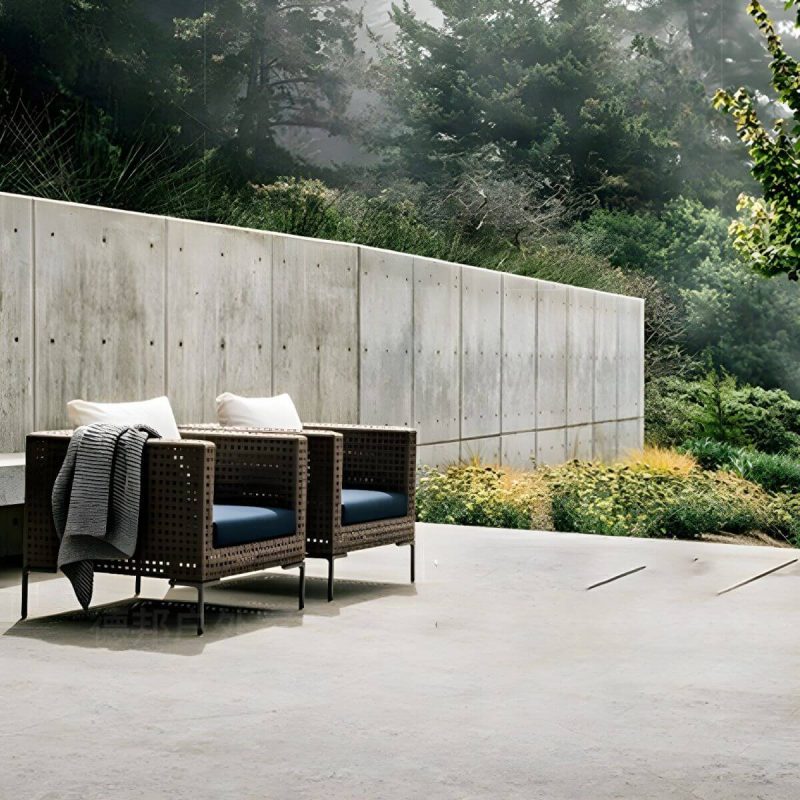 "Elegant Metal Framed White Upholstered Modern Sofa with Cushions - 1-Seater Sofa"