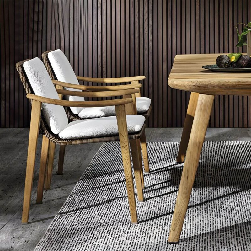 "Boho Style Dining Set Solid Wood Rectangular 1/4/6 Pieces Dining Set - Table 86.6"L x 35.5"W x 29.1"H Zero"
