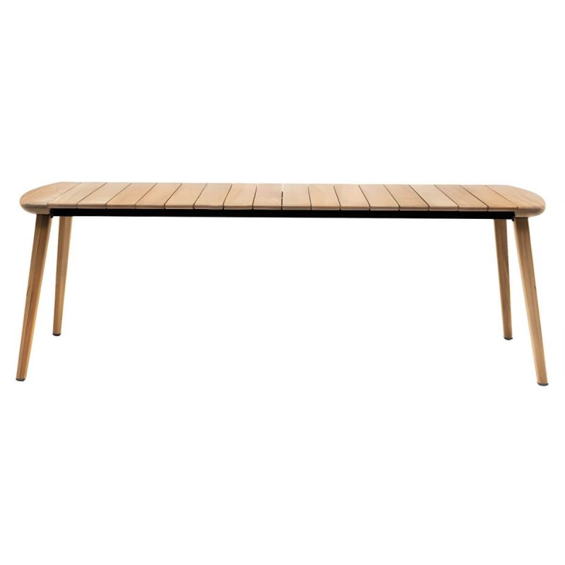"Boho Style Dining Set Solid Wood Rectangular 1/4/6 Pieces Dining Set - Table 63"L x 35.5"W x 29.1"H Zero"
