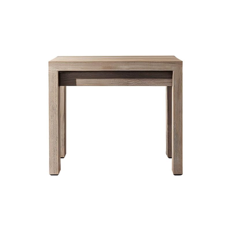 "Boho Style 1/9 Pcs Patio Dining Table Set Wood Dining Table Set - Brown 35.4"L x 35.4"W x 29.1"H Table Zero"
