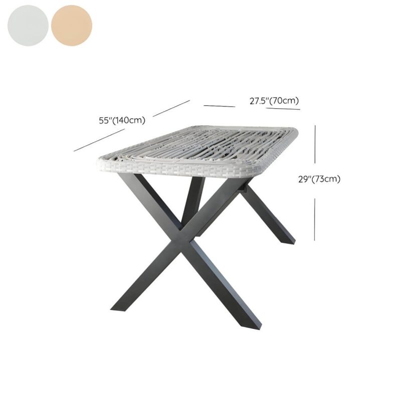 "Dimension of Elegant Traditional Metal Patio Dining Set with Weatherproof Durability - Light Gray Table & 4 Chairs"