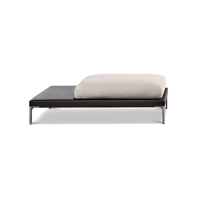 "Metal Patio Sofa Water Resistant and UV Resistant Outdoor Patio Sofa - Long Pedals"