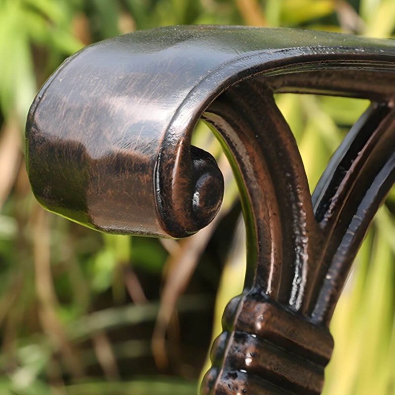 "Contemporary Style Park Bench with Legs Water Resistant for Outdoor - 39"L x 24"W x 34"H"