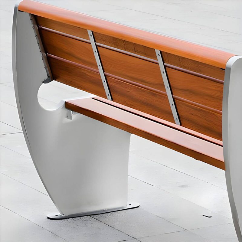 "Modern Style Wooden Industrial Bench with Brown Seat Surface and Metal Double Base - Black 71"L x 18"W x 17"H"