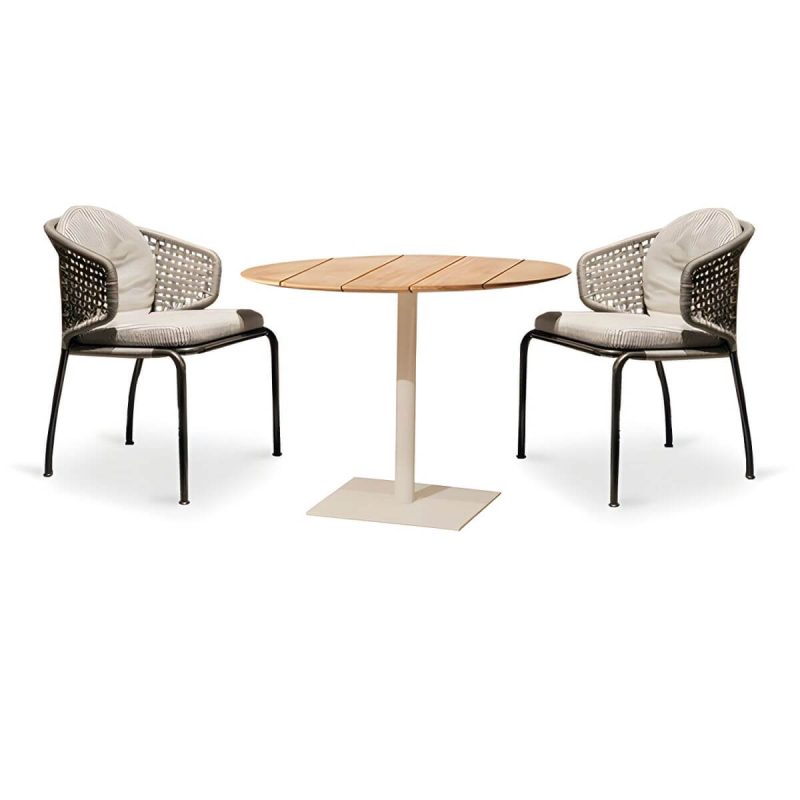 "Teak Wood Water Resistant Dining Table Outdoor Solid Wood Patio Table in Brown - Table Only 86.6"L x 39.4"W x 29.5"H"