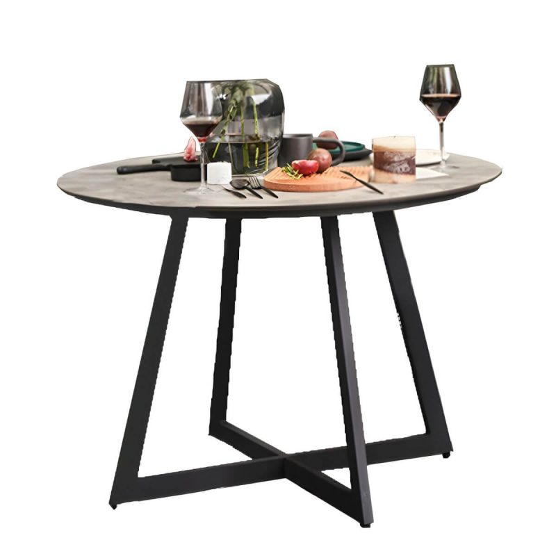 "Contemporary Dining Table Set with 4 Legs Chairs for Outdoor - Table & Chair(s) 23.6"L x 23.6"W x 29.1"H 2"